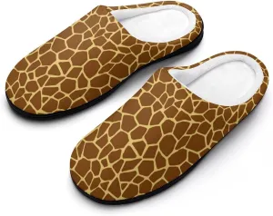 Christmas House Slippers For Woman Mens Memory Foam Bedroom Slippers Indoor Outdoor Slip-On Shoes Funny Fall Slippers
