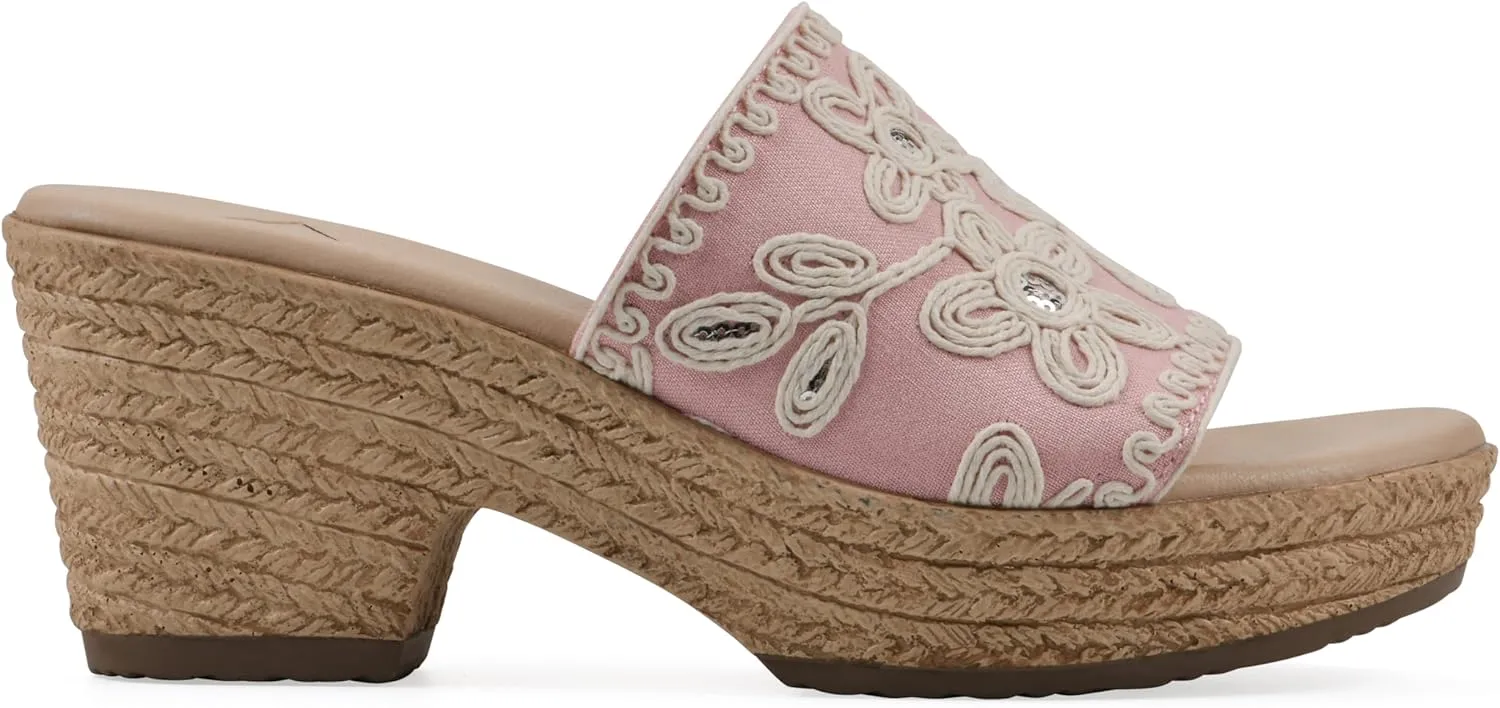 CLIFFS BY WHITE MOUNTAIN Women's Biancia Platform Slide Sandal