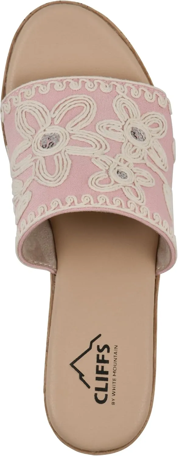 CLIFFS BY WHITE MOUNTAIN Women's Biancia Platform Slide Sandal