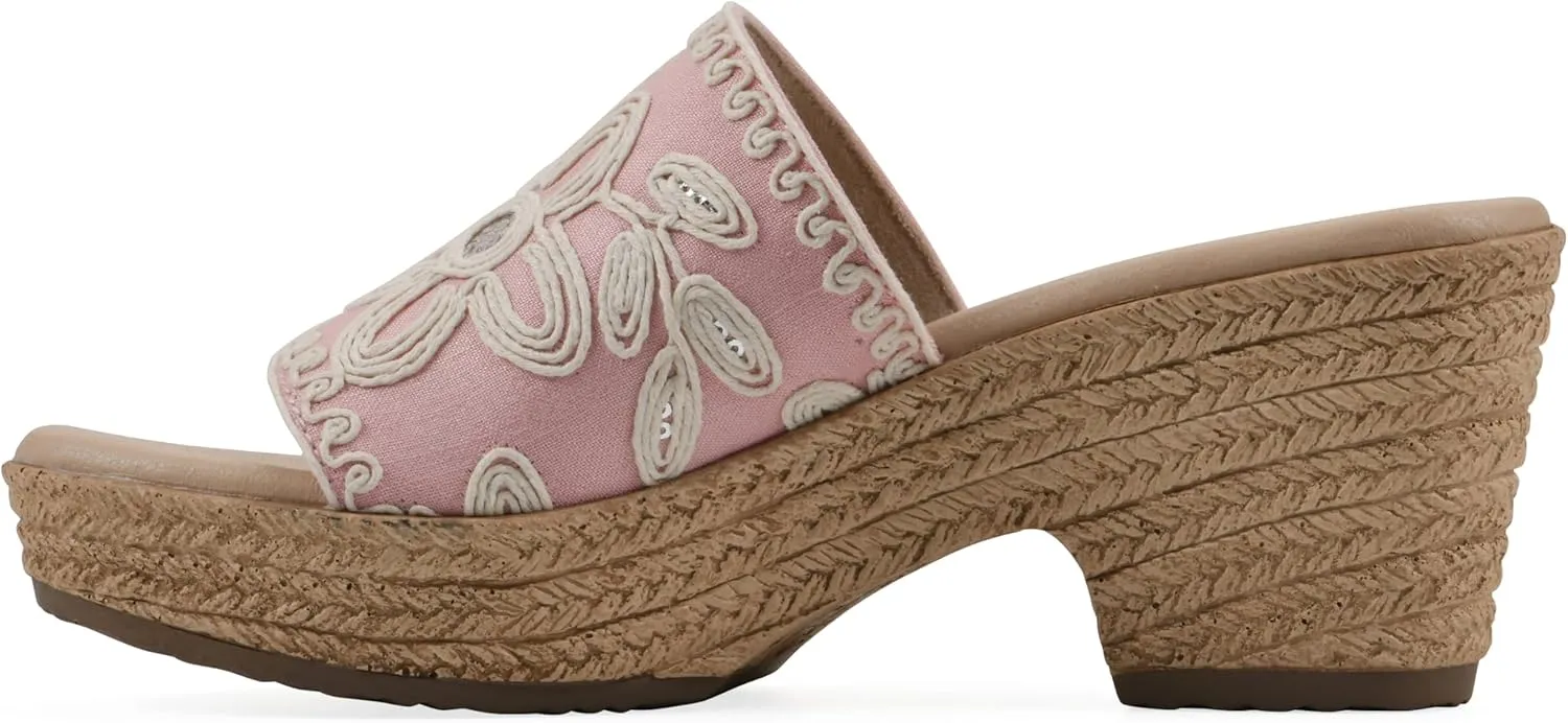 CLIFFS BY WHITE MOUNTAIN Women's Biancia Platform Slide Sandal