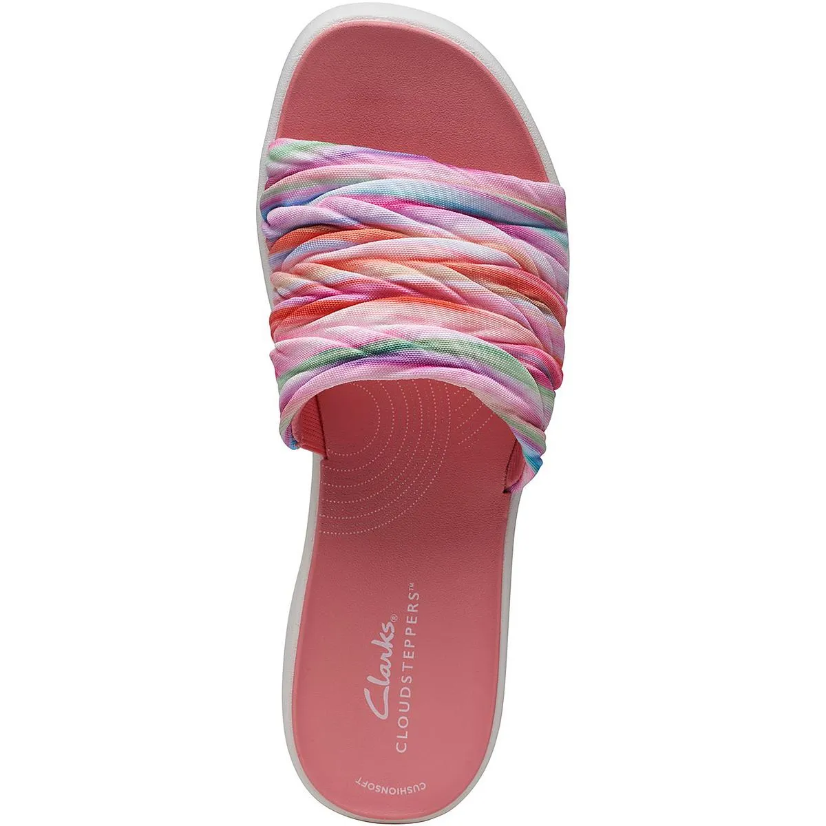 Cloudsteppers by Clarks Womens Woven Slide Slide Sandals