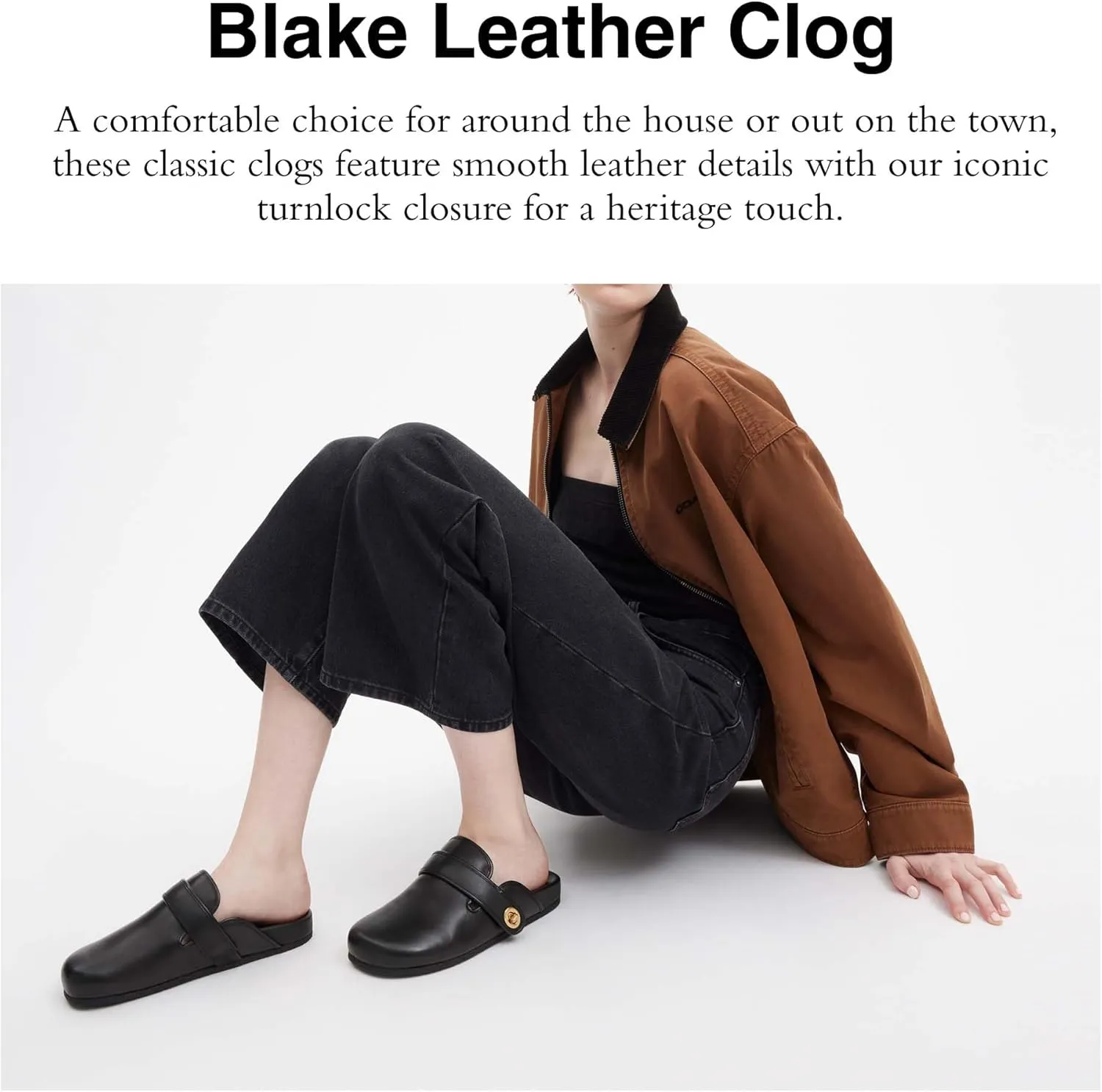 Coach Women's Blake Leather Clog