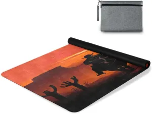 Cowboys Yoga Mat Tear Resistance & Thick Gym Fitness Mat,Non Slip Natural Rubber Yoga Mat for Yoga, Pilates & Floor Workouts