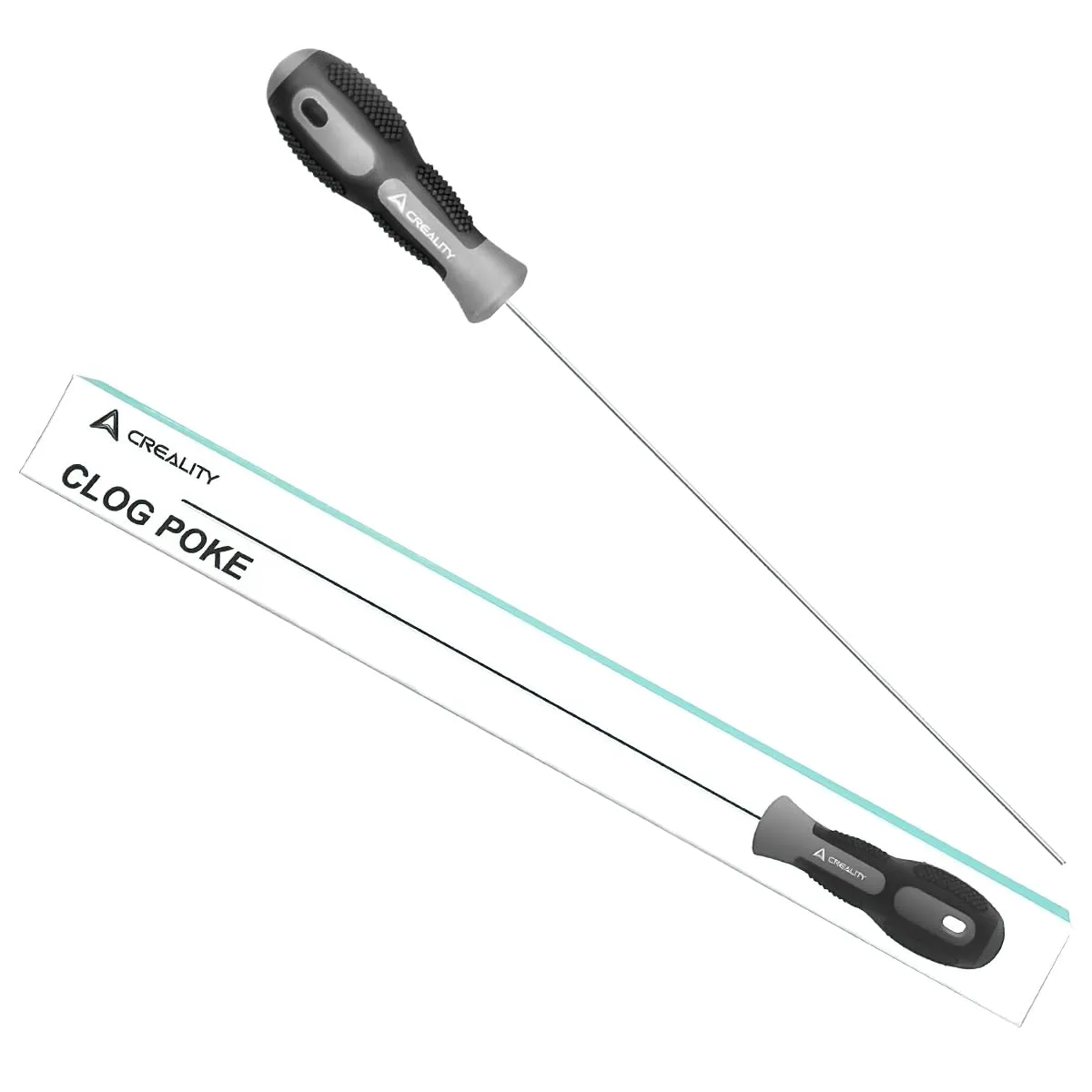 Creality Clog Poke, 3D Printer Nozzle Cleaning Kit for 1.75mm Filament Nozzles Φ1.5mm Needle with Arrow Tip Clean More Thoroughly, 210mm Prolong&Hight Hardness Cleaning Hotend Without Disassembly
