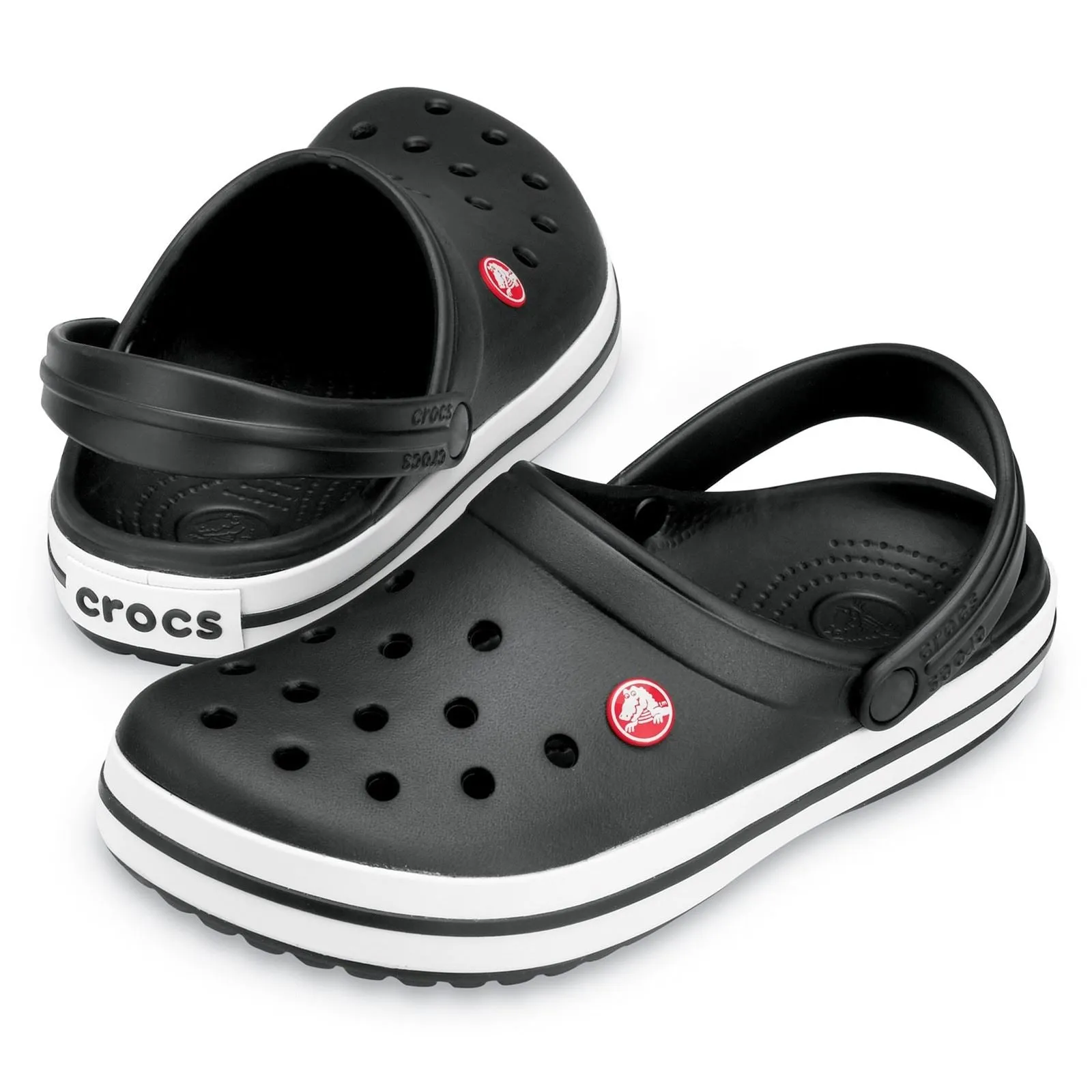 Crocs Crocband Croslite Rubber Black Clogs