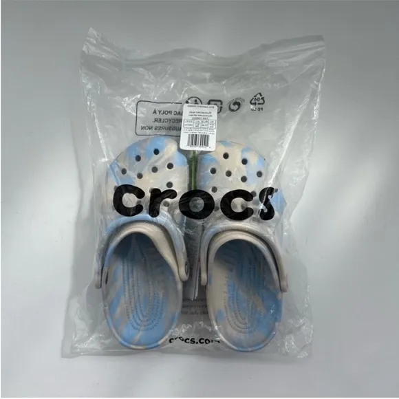 CROCS Marbled Clog Blue Women’s 6 NEW
