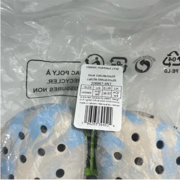 CROCS Marbled Clog Blue Women’s 6 NEW