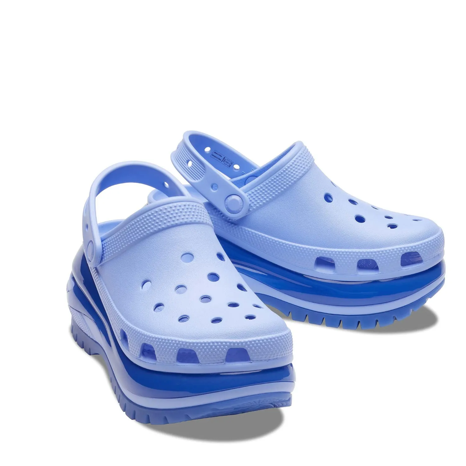 CROCS MEGA CRUSH BLUE CLOGS