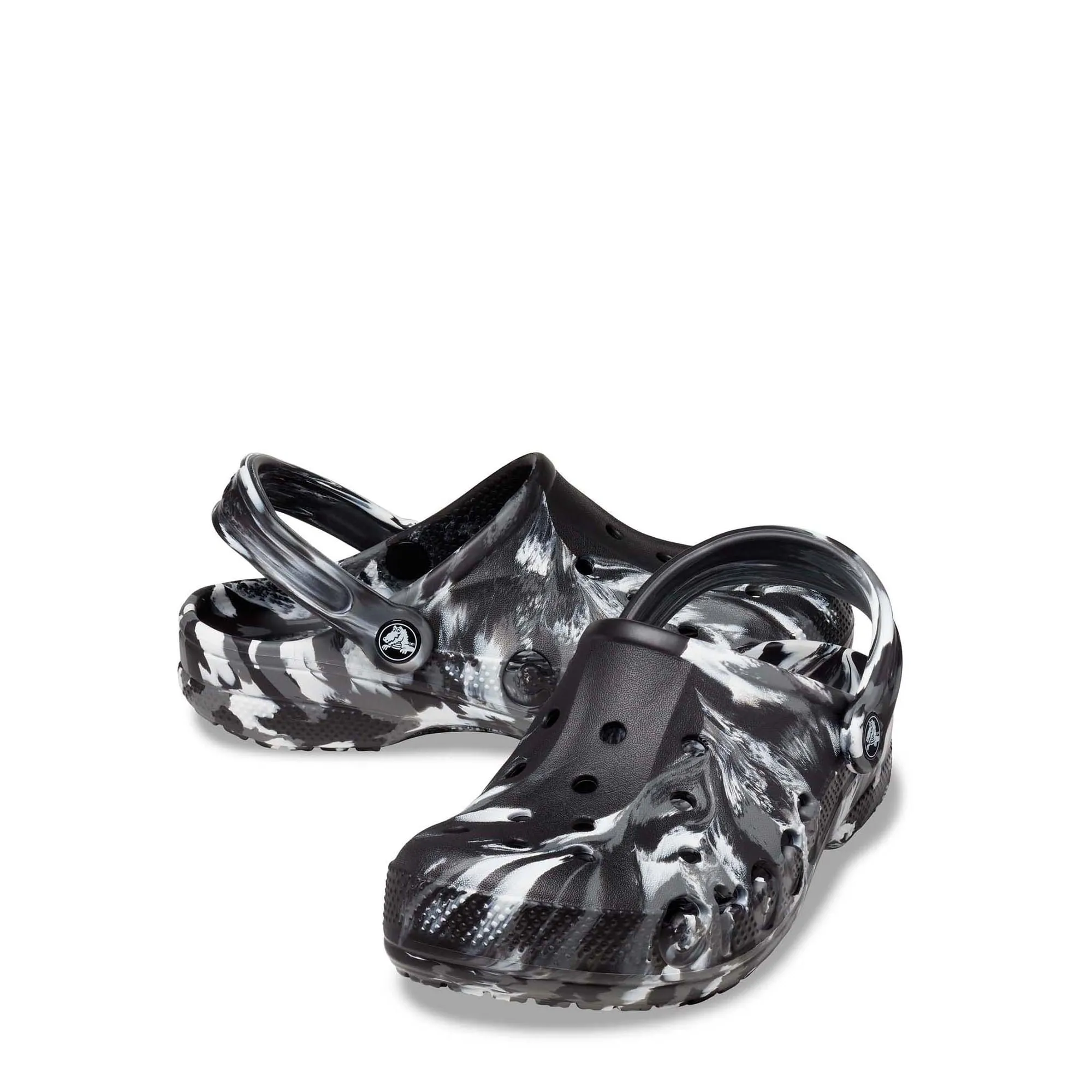 CROCS SIZE-Unisex M4(W6)- Color: Black/White-Baya Clog