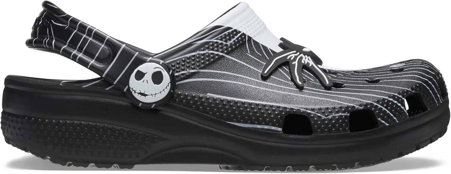 Crocs Unisex-Child Jack Skellington Nightmare Before Christmas Classic Clogs