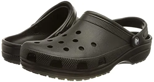 Crocs Unisex Men's and Women's Classic Clog, Black, 4 US
