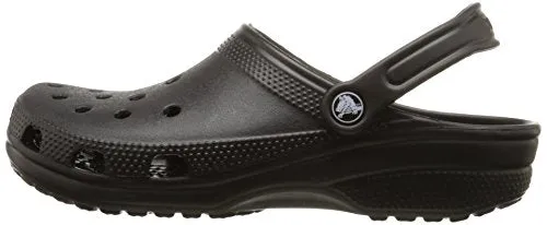 Crocs Unisex Men's and Women's Classic Clog, Black, 4 US