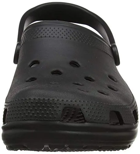 Crocs Unisex Men's and Women's Classic Clog, Black, 4 US