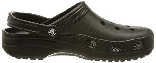 Crocs Unisex Men's and Women's Classic Clog, Black, 4 US
