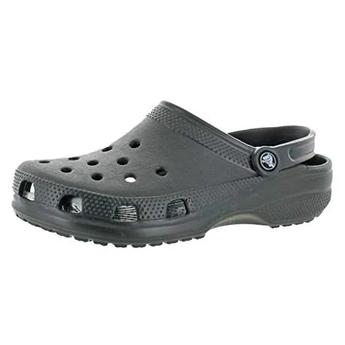 Crocs Unisex Men's and Women's Classic Clog, Black, 4 US