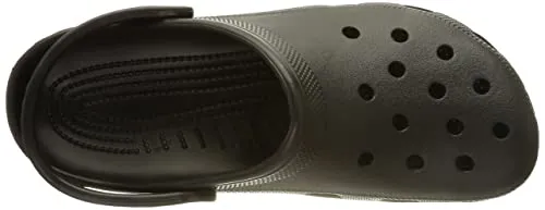 Crocs Unisex Men's and Women's Classic Clog, Black, 4 US