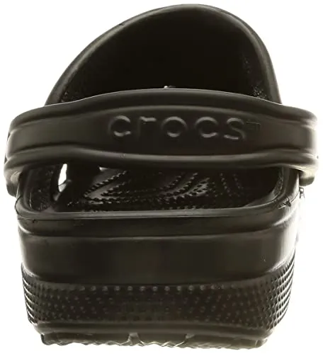 Crocs Unisex Men's and Women's Classic Clog, Black, 4 US
