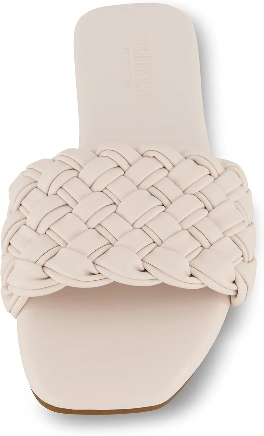 CUSHIONAIRE Women's Fez woven slide sandal  Memory Foam, Wide Widths Available