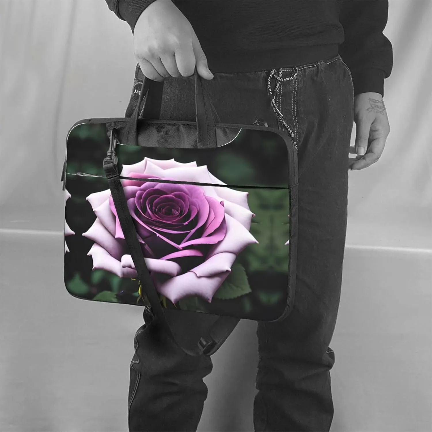 Cute Halloween Pattern 1 Stylish And Lightweight Laptop Messenger Bag,Handbag,Briefcase,Perfect For Business Travel