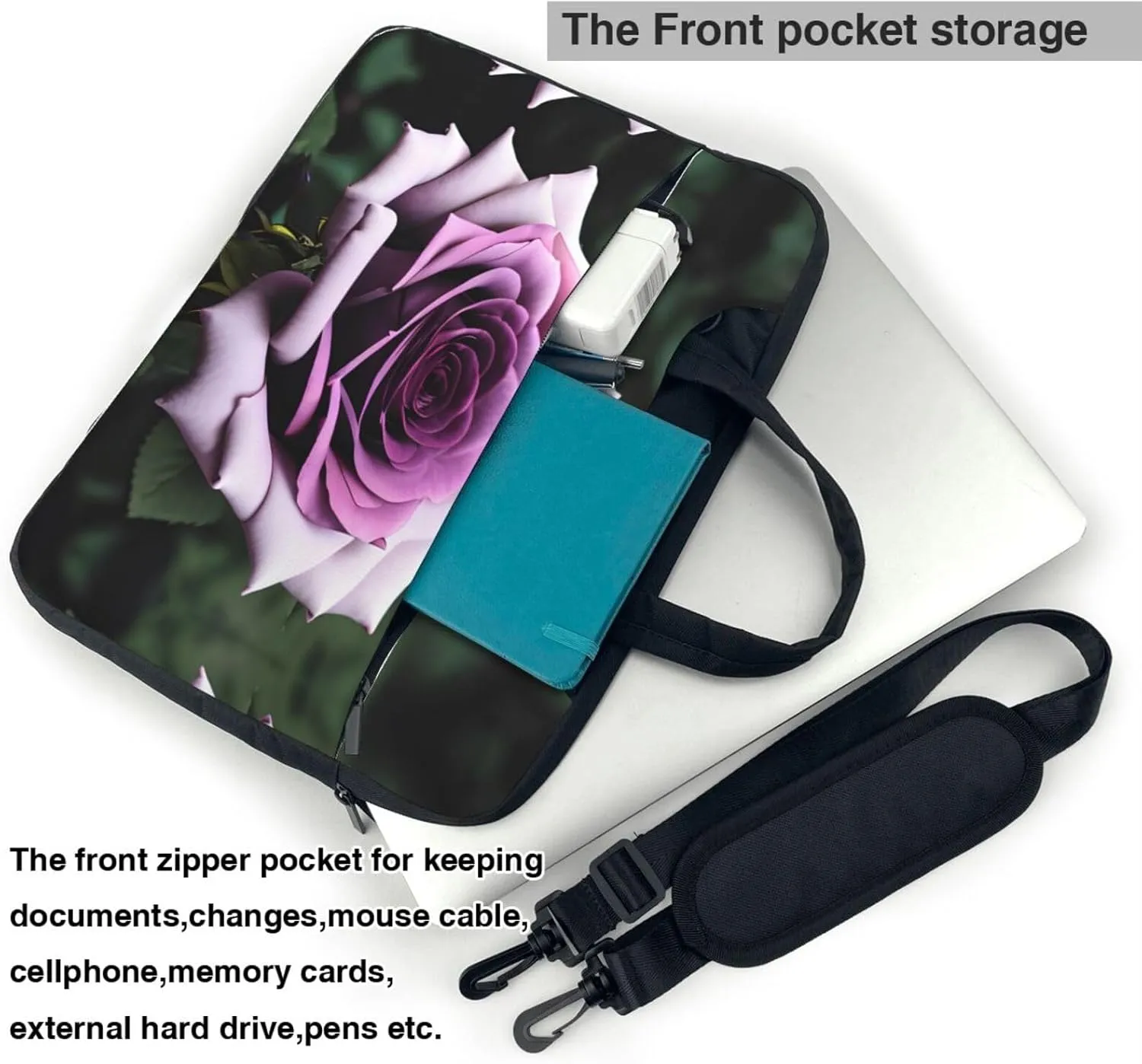 Cute Halloween Pattern 1 Stylish And Lightweight Laptop Messenger Bag,Handbag,Briefcase,Perfect For Business Travel