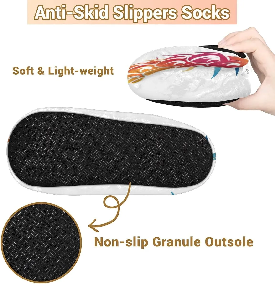 Cute Rabbits Flowers Soft Home Slippers for Women Lightweight Men's House Shoes Women's Slippers