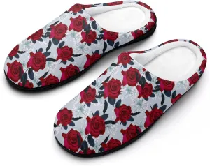 Cute Vintage Halloween Pumpkin House Slippers For Woman Mens Memory Foam Bedroom Slippers Indoor Outdoor Slip-On Shoes
