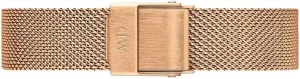 Daniel Wellington Petite Rose Gold Watch Strap - 12mm Mesh Metal Watch Band for Women, 316L Stainless Steel, Soft & Lightweight, PVD Plated Rose Gold, Sliding Clasp