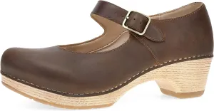 Dansko Lilah Mary Jane Clog for Women - Linings from Recycled Materials and Leather for Breathability- Lightweight Rubber Outsole for Long-Lasting Wear