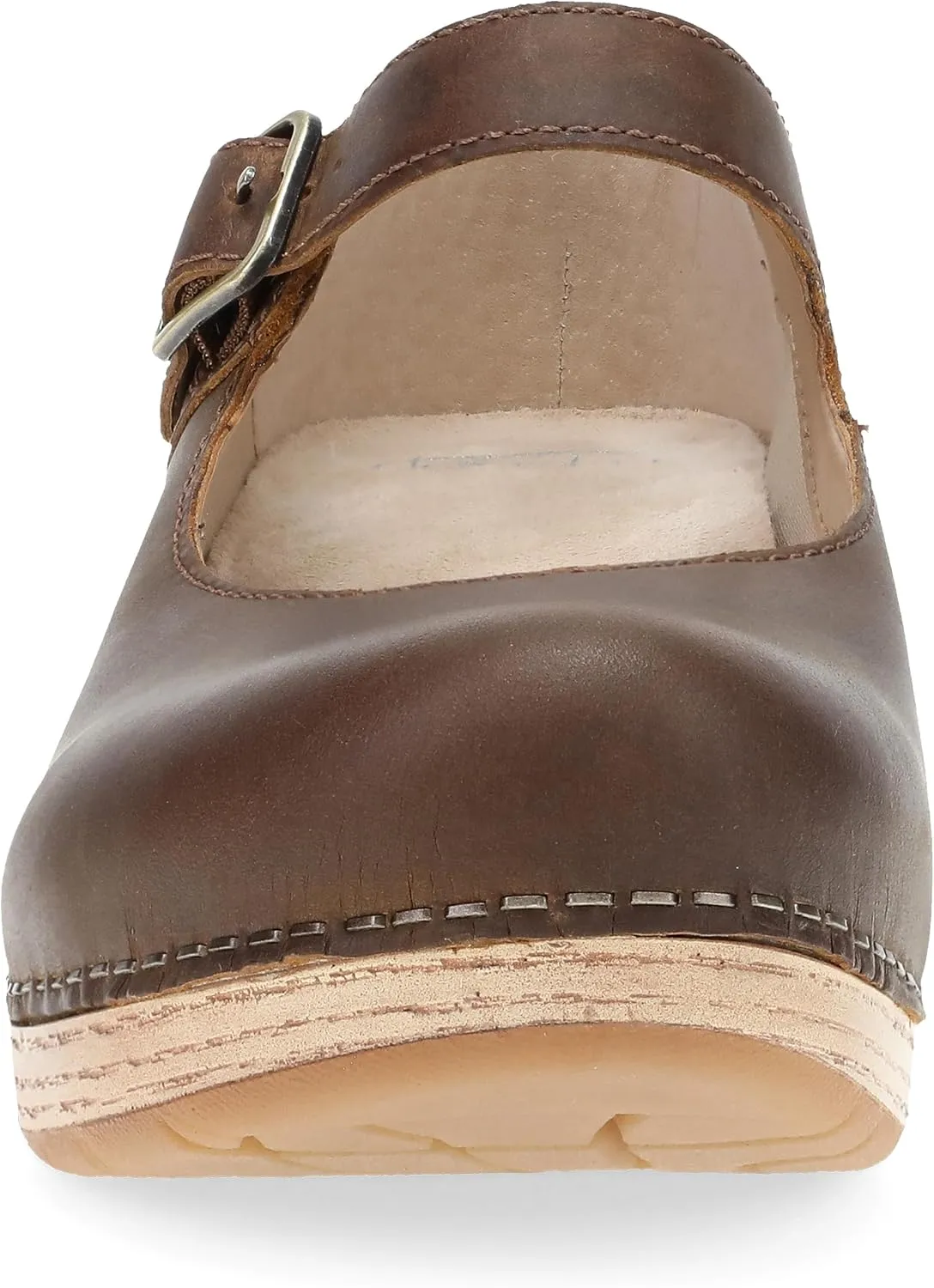 Dansko Lilah Mary Jane Clog for Women - Linings from Recycled Materials and Leather for Breathability- Lightweight Rubber Outsole for Long-Lasting Wear