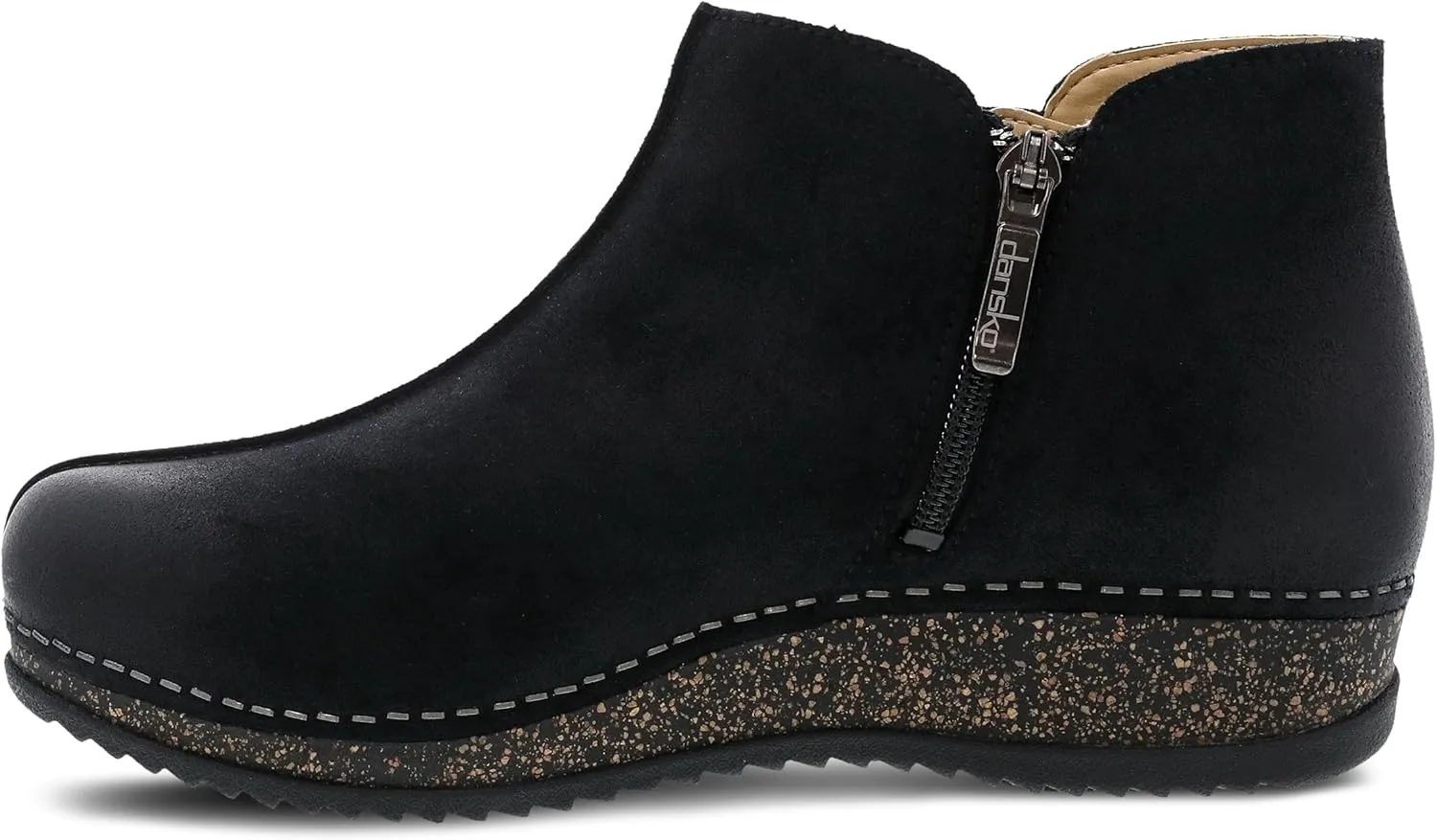 Dansko Makara Ankle Boot - Dual-Density Cork/EVA Midsole and Lightweight Rubber Outsole Provide Durable and Comfortable Ride on Patented Stapled Construction