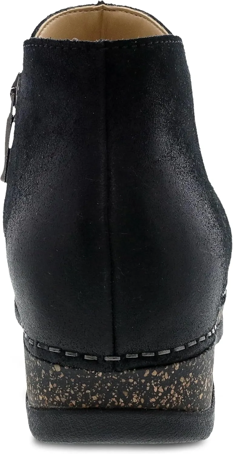 Dansko Makara Ankle Boot - Dual-Density Cork/EVA Midsole and Lightweight Rubber Outsole Provide Durable and Comfortable Ride on Patented Stapled Construction