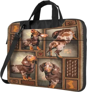 Dapple Dachshund Dog Gift Shoulder bag Carrying Case bag Sleek Design Durable and Water-Repellent