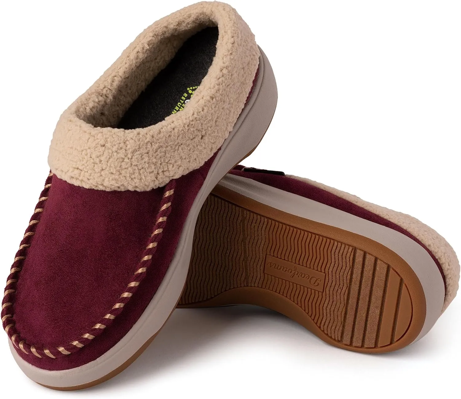 Dearfoams Women's Maple All Day Comfort Water Resistant Clog