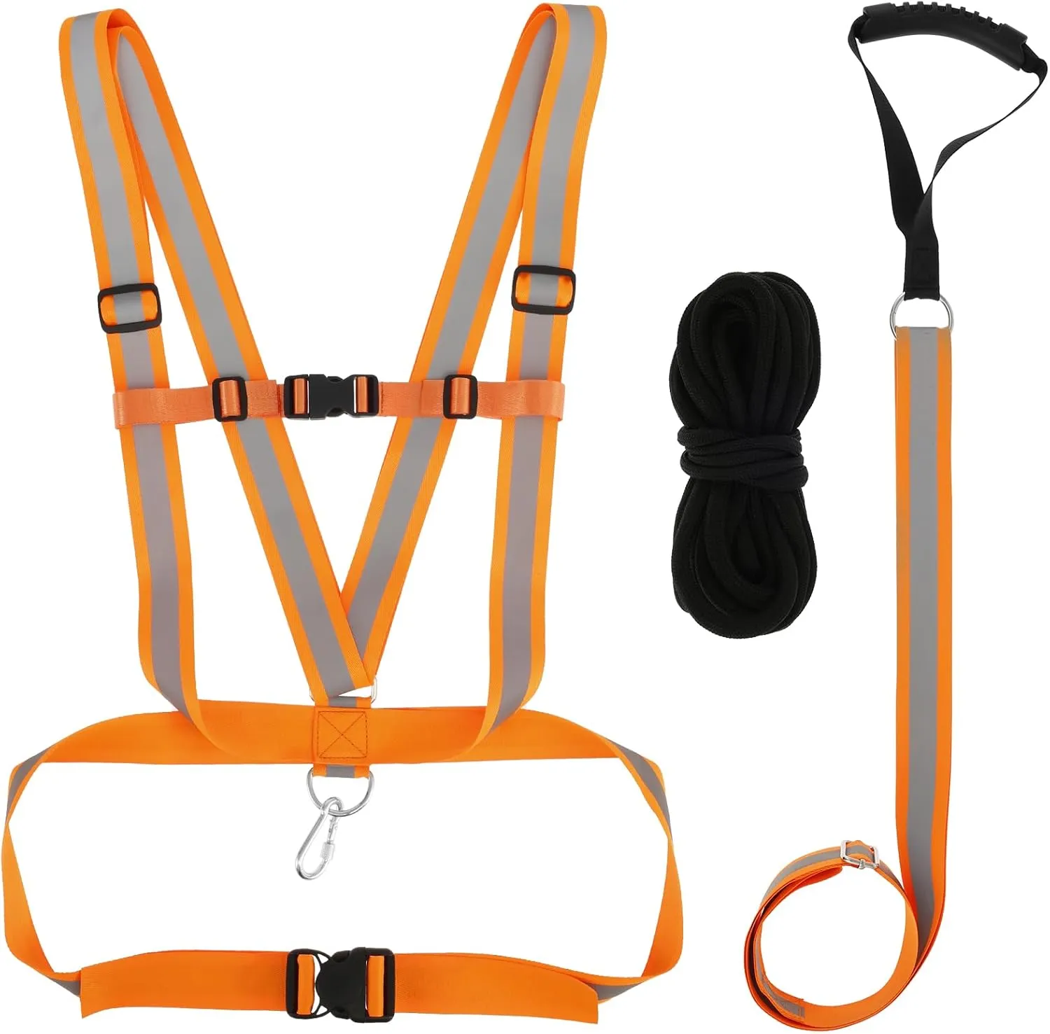 Deer Drag and Harness, Deer Dragging Rope with Reflective Strips, Deer Drag Harness Deer Drag Rope, Deer Drag Harness Hunting Gear, Deer Hunting Gear Hunting Accessories for Deer Hunters