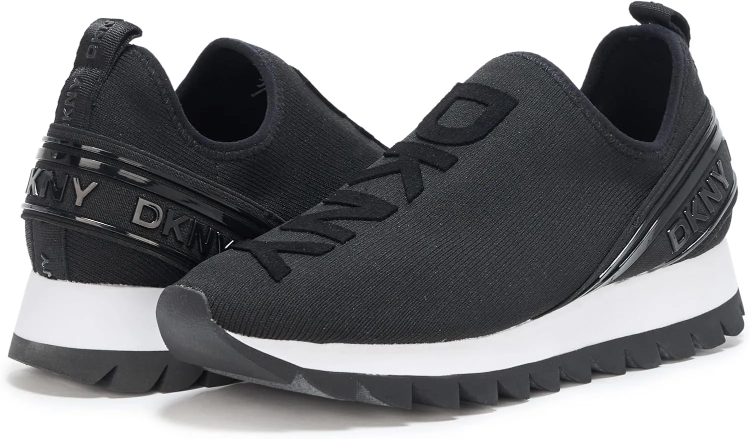 DKNY Women's Abbi Everyday Slip on Knit Sneaker