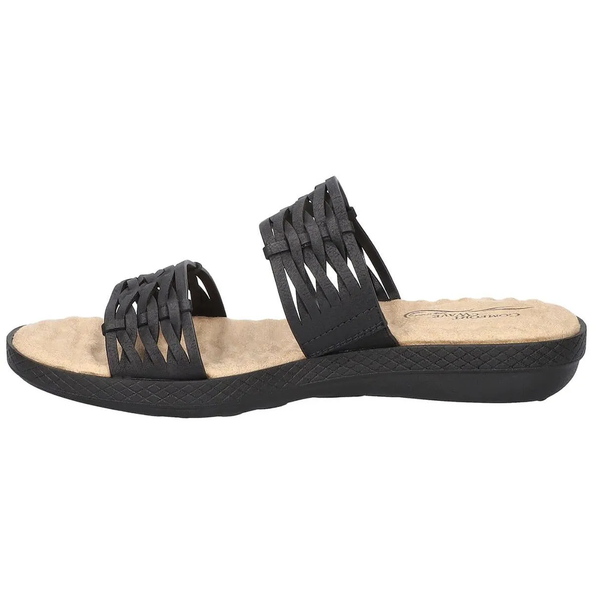 Easy Street Womens Lightweight Slide Sandals