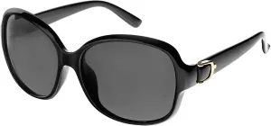 EFE Classic Oversized Polarized Sunglasses for Women Composite TR90 Frame UV 400 Protection Fashion Retro Eyewear