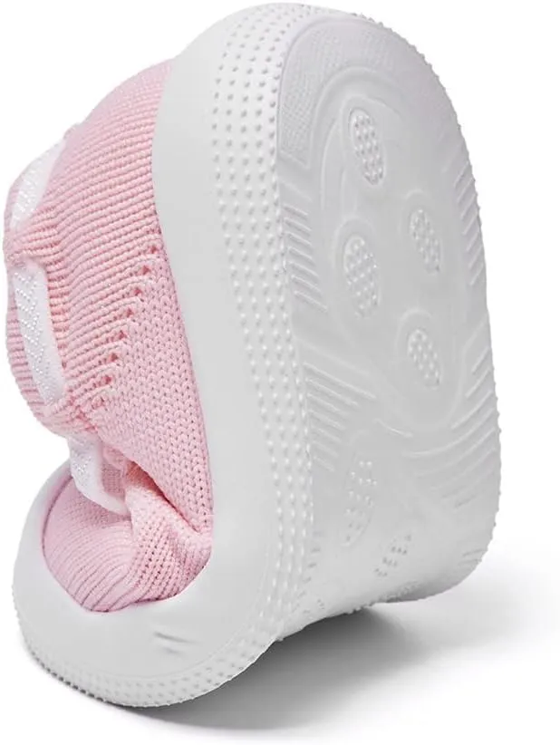 Engtoy Baby Shoes Baby Walking Shoes Baby Boys girls Shoes Infant Non-Slip Breathable Lightweight Slip On Sneakers