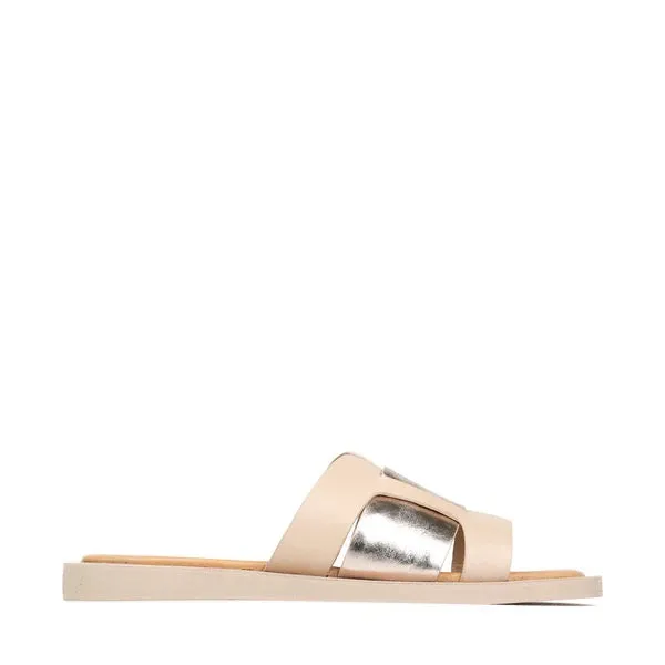 EOS - MISAKI SLIDES LEATHER Nude
