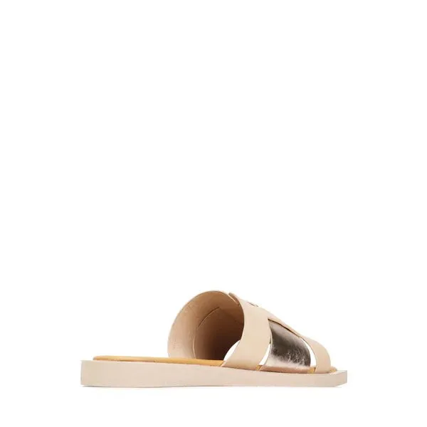 EOS - MISAKI SLIDES LEATHER Nude