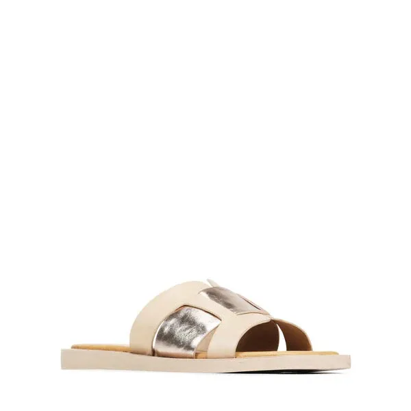 EOS - MISAKI SLIDES LEATHER Nude