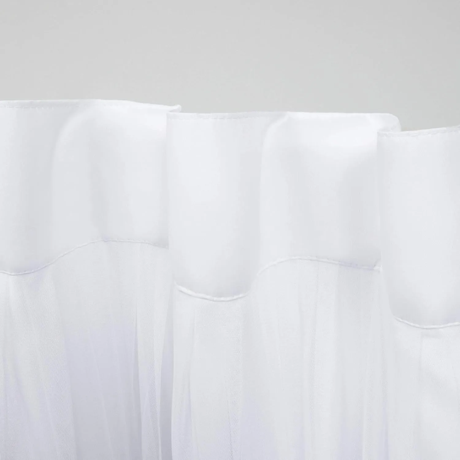 Exclusive Home Curtains Exclusive Home Catarina Layered Solid Room Darkening Blackout and Sheer Hidden Tab/Rod Pocket Top Curtain Panel Pair, 52x84, Winter 2 Count