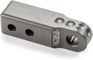 Factor 55 00020-06 Hitchlink 2.0 Rated at 9500 lb Ultimate Failure at 51,000 lb Convert Your Vehicles Hitch Receiver into a Recovery Point. Ideal for 4x4 Off Road Adventures – Gray