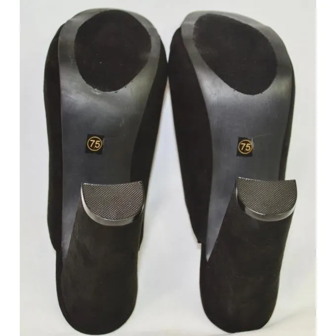 Faryl Women's Faux Suede Mule - Black - Size 7.5