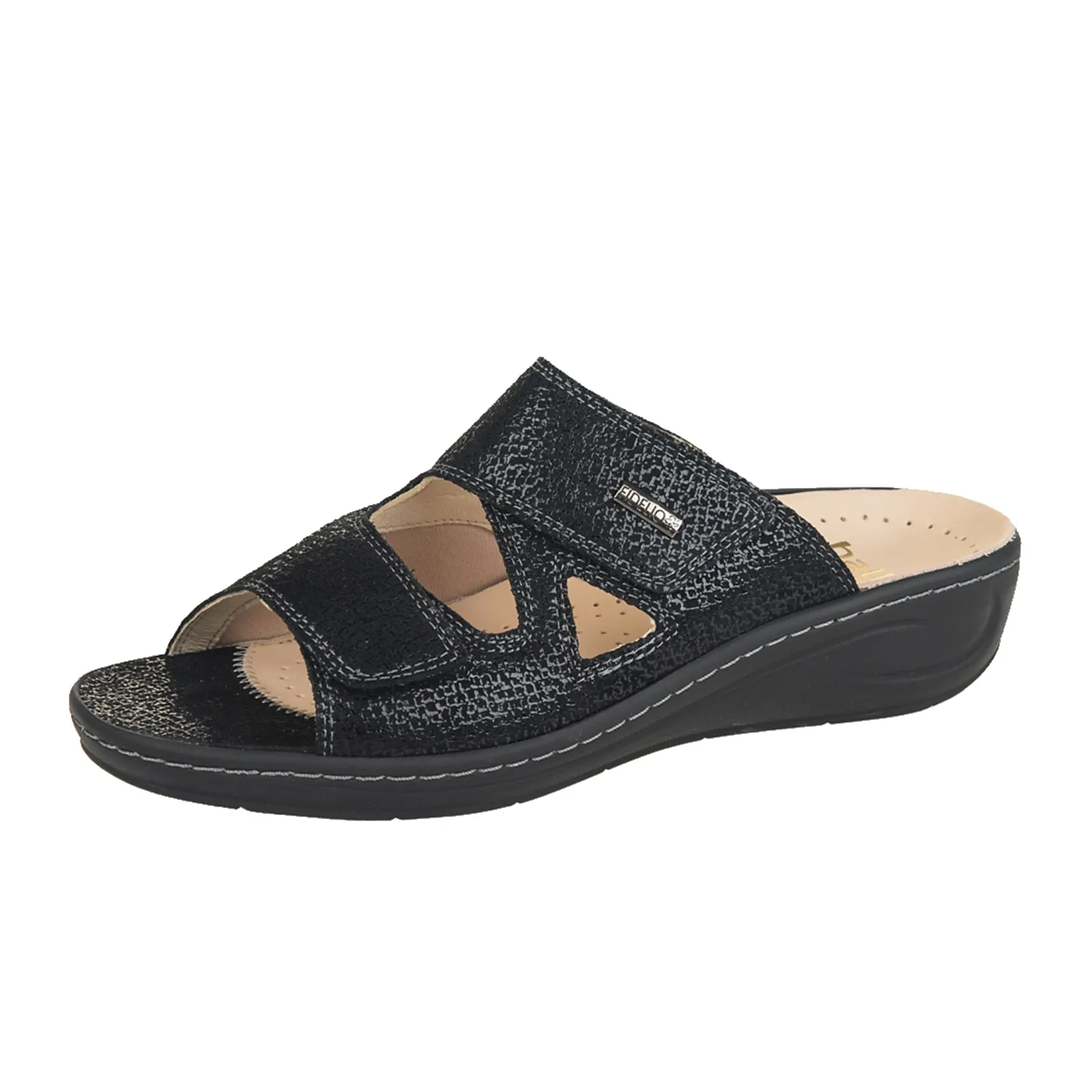 Fidelio Linz Slide Sandal (Women) - Black Float