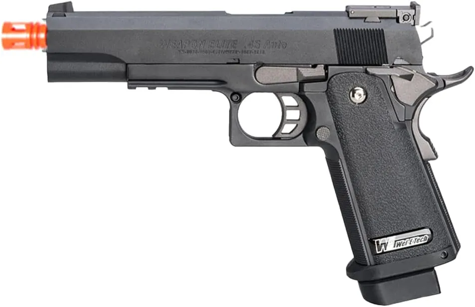 Full Metal Hi-Capa 5.1 R-Version Full Auto Tactical Airsoft Gas Blowback Airsoft Pistol-WE Tech