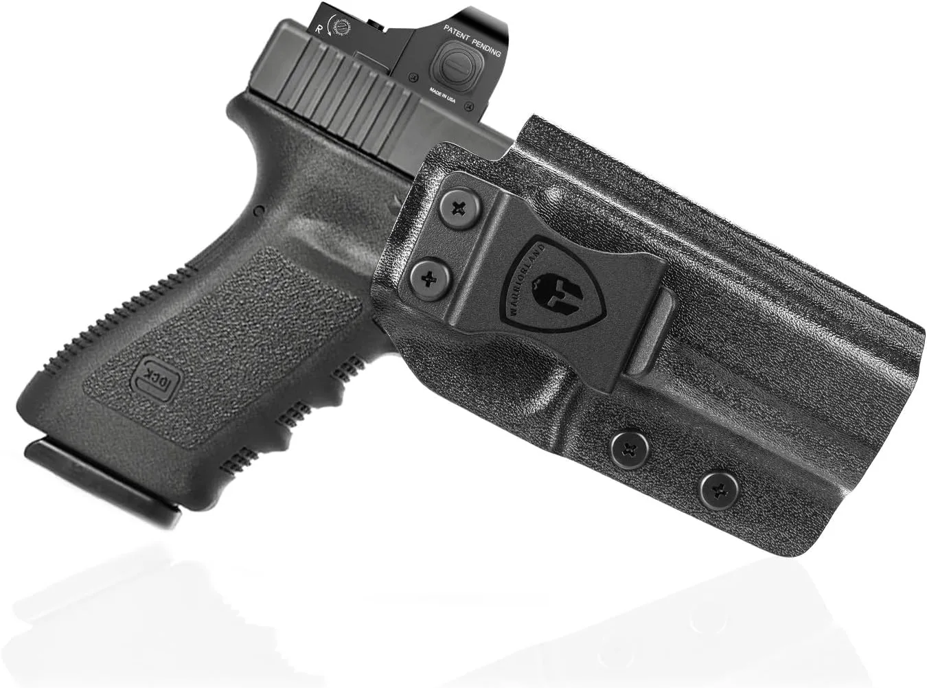 G20 21 22 Holster IWB Kydex Holster w/Optics Cut: G21 / G20 (Gen 3 4 5) & G22 Gen 5, Inside Waistband Appendix Carry Holster G21, Adj. Retention & Cant, Right/Left Hand Option