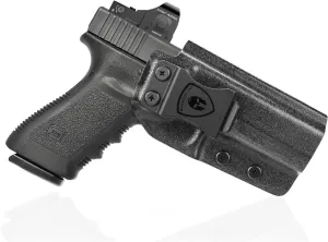 G20 21 22 Holster IWB Kydex Holster w/Optics Cut: G21 / G20 (Gen 3 4 5) & G22 Gen 5, Inside Waistband Appendix Carry Holster G21, Adj. Retention & Cant, Right/Left Hand Option