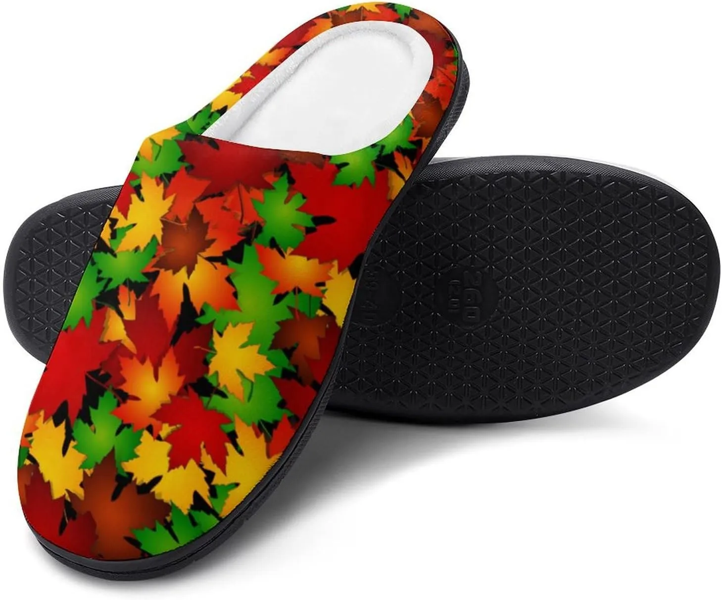 Game Print Halloween Slippers For Women Warm Memory Foam Cotton Clog House Slippers Slip-On Shoes Indoor Outdoor