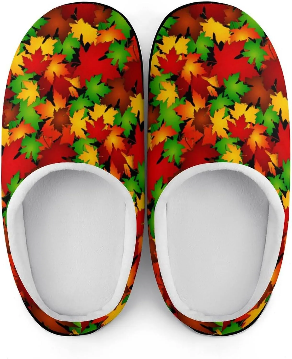 Game Print Halloween Slippers For Women Warm Memory Foam Cotton Clog House Slippers Slip-On Shoes Indoor Outdoor
